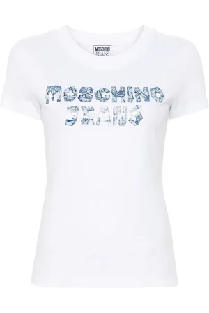 Moschino Playera con logo estampado