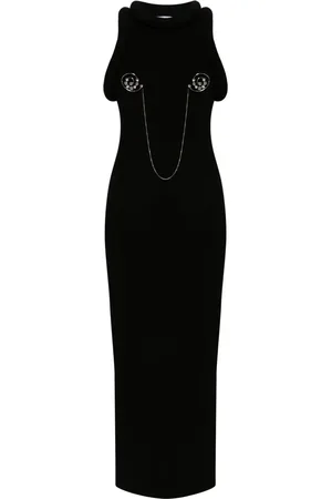 Jean Paul Gaultier Vestido largo tejido en 3D