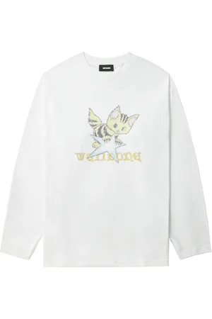 We11 Done Playera con estampado gráfico