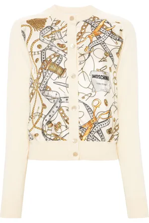 Moschino Cárdigan con logo estampado