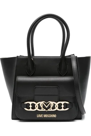 Moschino Tote con letras del logo