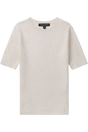 RAG&BONE Playera tejida de canalé