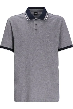 HUGO BOSS Playera tipo polo con logo bordado