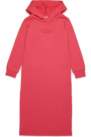 Diesel Vestido con capucha y bordado Oval D