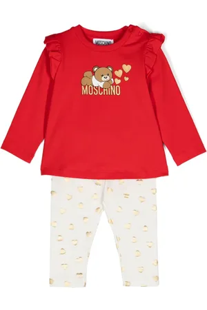 Moschino Set de pantalones con logo estampado