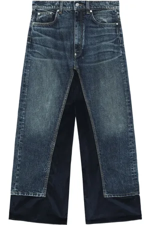Stella McCartney Jeans rectos con paneles en contraste