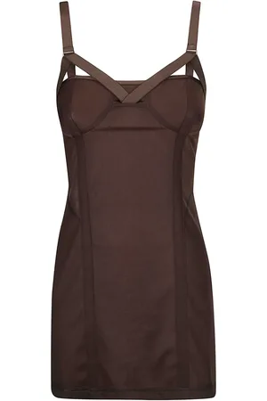 KNWLS Vestido corto estilo corset