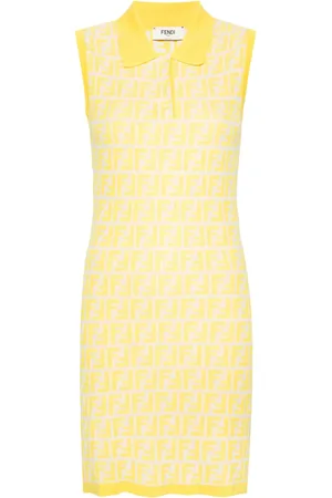 Fendi Vestido con motivo FF