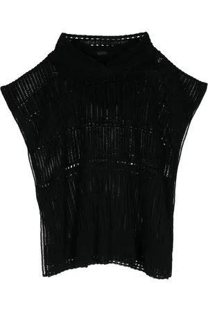 Givenchy Poncho de crochet
