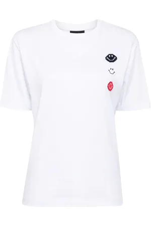 JOSHUA SANDERS Playera con motivo Smiley