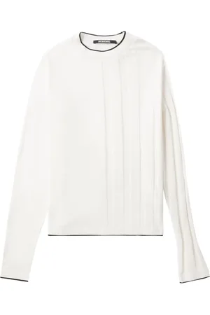 Jacquemus Suéter con ribete en contraste