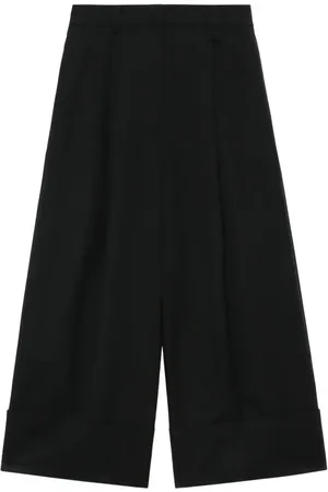Simone Rocha Pantalones capri con diseño ancho