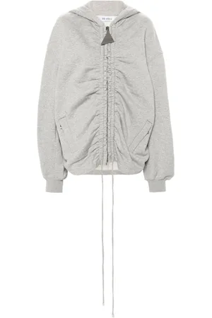 The Attico Hoodie con detalle fruncido