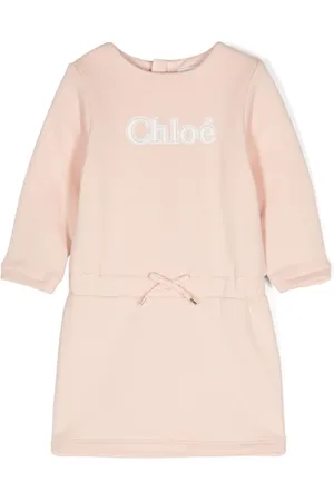 Chloé Vestido estilo sudadera con logo bordado