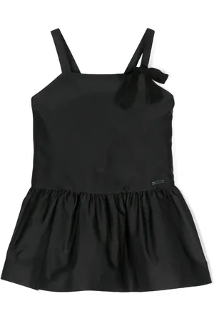 MONNALISA Vestido sin mangas con placa del logo