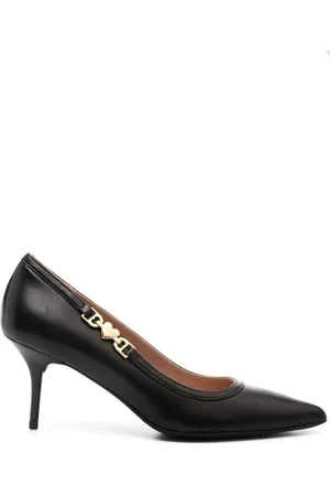 Moschino Zapatillas con logo de corazón y tacón de 80mm