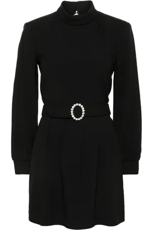 Saint Laurent Vestido corto de seda