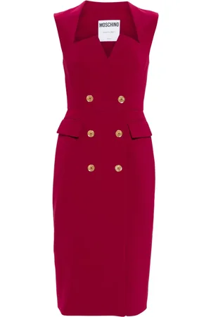 Moschino Vestido midi con doble botonadura