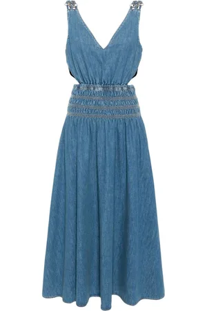 Maje Vestido largo con aberturas