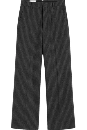 Ami Pantalones de vestir con rayas diplomáticas estampadas