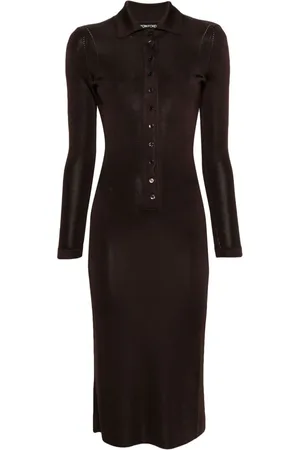 Tom Ford Vestido midi estilo playera tipo polo