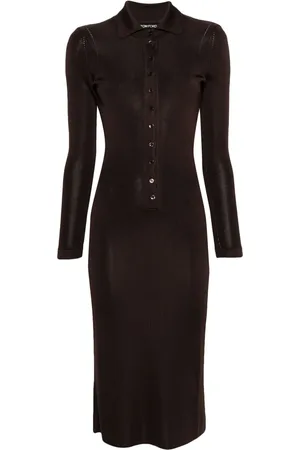 Tom Ford Vestido midi estilo playera tipo polo
