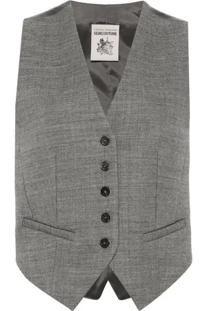 SEMICOUTURE Chaleco con botones