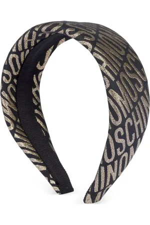 Moschino Diadema con logo en toda la pieza