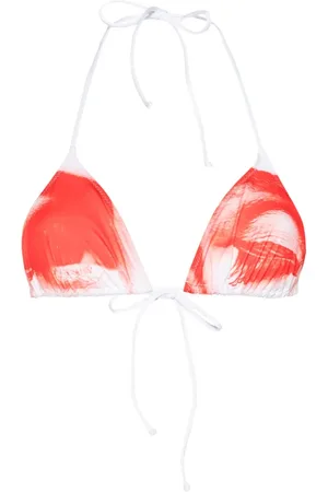 Jean Paul Gaultier Top de bikini con estampado tie-dye