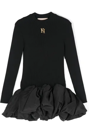 Elisabetta Franchi Vestido con placa del logo
