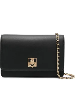 Elisabetta Franchi Bolsa de hombro con placa del logo