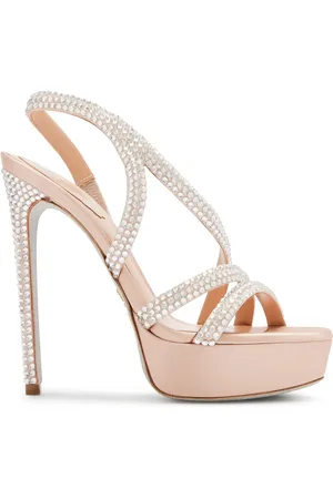 RENE CAOVILLA Sandalias Lisa con plataforma de 130mm
