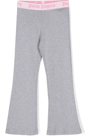 Palm Angels Pantalones con logo en la pretina