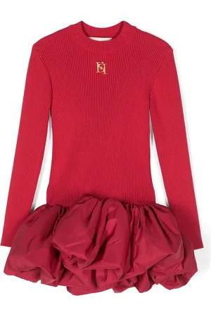 Elisabetta Franchi Vestido con placa del logo