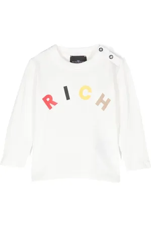 John Richmond Playera con logo estampado