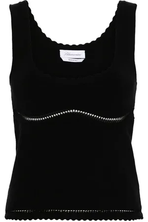 BLUMARINE Camiseta con aberturas