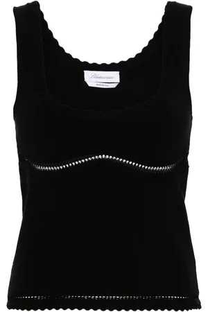 BLUMARINE Camiseta con aberturas
