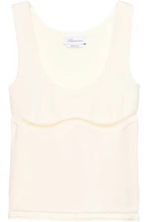 BLUMARINE Camiseta con aberturas