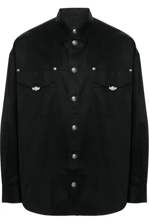 VERSACE Camisa con detalle plisado