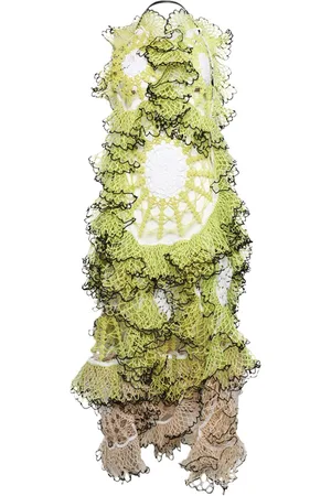 Diotima Vestido tejido de crochet Totem