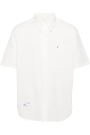 Chocoolate Camisa de popelina con cuello de pico