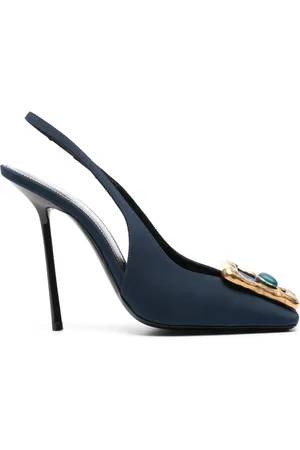 Saint Laurent Zapatillas Maxine con tacón de 115mm