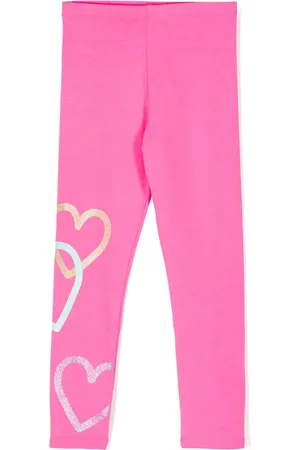 Billieblush Leggins con estampado de corazones