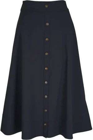 VERONICA BEARD Falda midi con detalle de botones