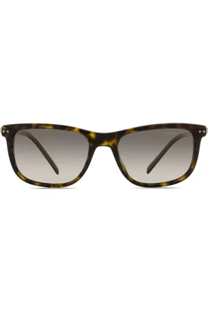 Prada Lentes de sol con armazón cuadrada y logo estampado