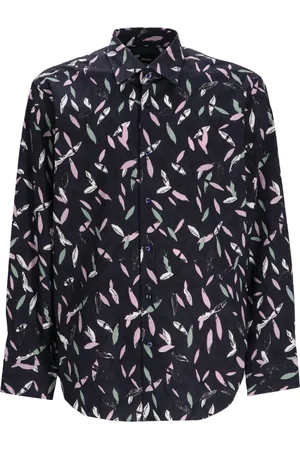 HUGO BOSS Camisa con estampado abstracto