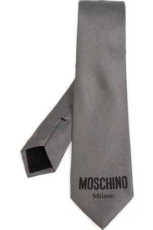 Moschino Corbata con logo estampado