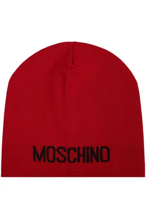 Moschino Gorro con logo tejido en intarsia