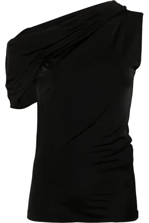 Alexander McQueen Top fruncido