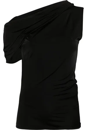 Alexander McQueen Top fruncido